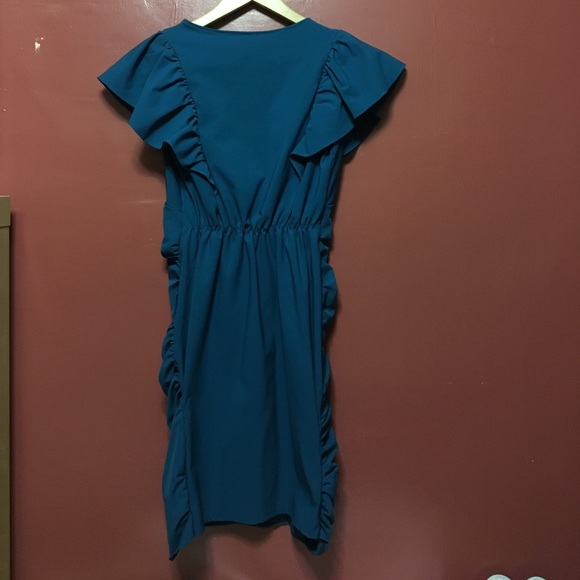 Dark Turquoise Dress - Picture 2 of 3